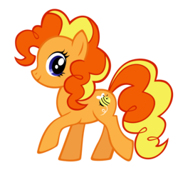 Size: 1584x1552 | Tagged: safe, artist:durpy, bumblesweet, earth pony, pony, g4, female, mare, simple background, smiling, solo, transparent background, vector