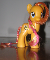 Size: 420x500 | Tagged: safe, artist:dinobutts, bumblesweet, pony, g4, brushable, irl, photo, solo, toy