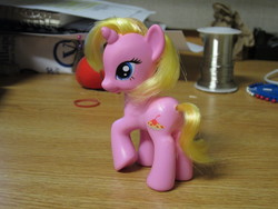 Size: 4000x3000 | Tagged: safe, artist:geritarusame, cherry pie, pony, g4, brushable, irl, photo, solo, toy