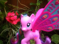 Size: 2592x1936 | Tagged: safe, artist:captianshelby, ploomette, pony, g4, brushable, glimmer wings, irl, photo, solo, toy