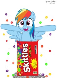 Size: 1408x1920 | Tagged: safe, artist:judhudson, rainbow dash, g4, skittles