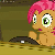 Size: 200x200 | Tagged: safe, screencap, babs seed, earth pony, pony, g4, one bad apple, animated, driving, female, filly, scared