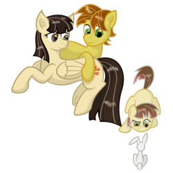 Size: 3500x3500 | Tagged: safe, artist:erockertorres, mandopony, wild fire, oc:tune-up, g4, .svg available, family, filly, foal, hilarious in hindsight, offspring, parent:oc:mandopony, parent:wild fire, parents:mandofire, ship:mandofire, shipping, simple background, svg, transparent background, vector