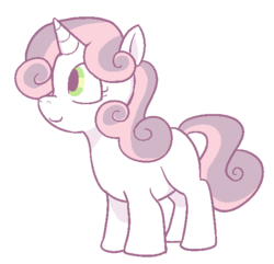 Size: 558x537 | Tagged: safe, artist:diguter, sweetie belle, pony, unicorn, g4, simple background, solo, transparent background