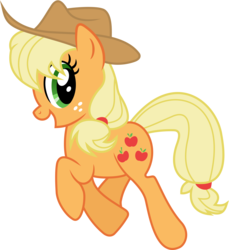 Size: 6000x6543 | Tagged: safe, artist:cooltomorrowkid, applejack, earth pony, pony, g4, absurd resolution, female, simple background, solo, transparent background, vector