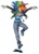Size: 600x829 | Tagged: safe, artist:theartrix, rainbow dash, human, g4, action pose, clothes, converse, falling, female, humanized, leather jacket, shoes, simple background, solo, transparent, transparent background