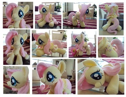 Size: 1235x960 | Tagged: safe, artist:buttercupbabyppg, fluttershy, pony, g4, irl, photo, plushie, solo