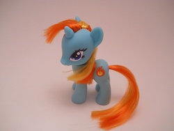 Size: 4320x3240 | Tagged: safe, artist:tiellanicole, firecracker burst, pony, g4, brushable, customized toy, irl, photo, solo, toy