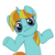 Size: 946x944 | Tagged: safe, artist:imaplode, firecracker burst, pony, g4, :i, looking at you, shrug, shrugpony, solo