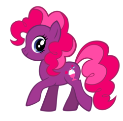Size: 1584x1552 | Tagged: safe, artist:durpy, fizzypop, pinkie pie, pony, g4, female, not pinkie pie, recolor, simple background, solo, transparent background, vector