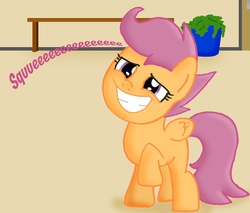 Size: 3124x2665 | Tagged: safe, artist:ajmstudios, scootaloo, g4, comic scene, cute, funny, scootaloo's scootaquest, squee