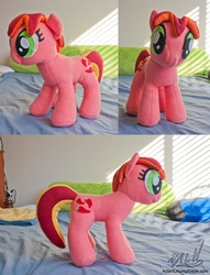 Size: 2000x2614 | Tagged: safe, artist:adamlhumphreys, pepperdance, pony, g4, irl, photo, plushie, solo