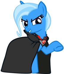 Size: 1060x1234 | Tagged: safe, artist:flutterflyraptor, trixie, pony, unicorn, g4, magic duel, adventure in the comments, female, mare, nightsisters, simple background, sith, solo, star wars, transparent background, vector