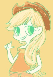 Size: 480x699 | Tagged: safe, artist:isthatwhatyoumint, applejack, human, g4, humanized