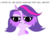 Size: 500x361 | Tagged: safe, artist:doggyandi, dog, creepy, horn, littlest pet shop, simple background, transparent background, twilight barkle, zoe trent