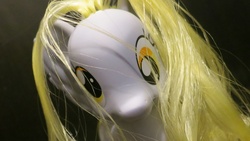Size: 960x540 | Tagged: safe, derpy hooves, pony, g4, fashion style, irl, photo, solo, toy