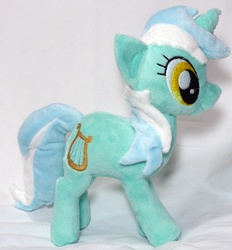 Size: 2964x3196 | Tagged: safe, artist:cryptic-enigma, lyra heartstrings, pony, g4, irl, photo, plushie, solo