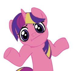 Size: 1010x944 | Tagged: safe, artist:imaplode, lucky swirl, pony, g4, :i, looking at you, shrug, shrugpony, solo