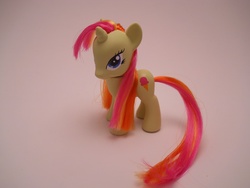 Size: 4320x3240 | Tagged: safe, artist:tiellanicole, sweetcream scoops, pony, g4, brushable, customized toy, irl, photo, solo, toy