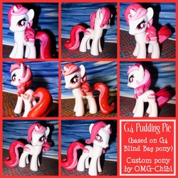 Size: 997x997 | Tagged: safe, artist:omg-chibi, pudding pie, pony, g4, brushable, customized toy, irl, photo, solo, toy