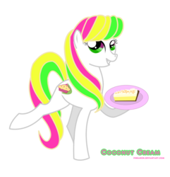 Size: 1800x1865 | Tagged: safe, artist:pinkanon, coconut cream (g3), pony, g3, g4, female, g3 to g4, generation leap, solo