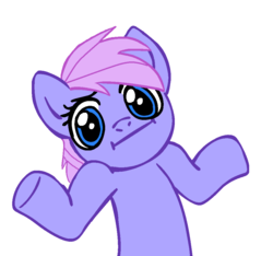 Size: 1008x943 | Tagged: safe, artist:imaplode, sweetsong (g4), pony, g4, :i, looking at you, shrug, shrugpony, solo