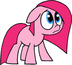 Size: 880x803 | Tagged: safe, artist:strangiesleepy, pinkie pie, earth pony, pony, g4, female, filly, foal, pinkamena diane pie, sad, simple background, solo, transparent background