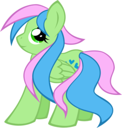 Size: 903x948 | Tagged: safe, artist:kannatc, lucky dreams, pegasus, pony, g4, cute, diadreams, female, mare, simple background, smiling, solo, transparent background