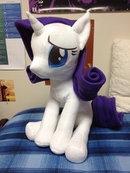 Size: 768x1024 | Tagged: safe, artist:lumenglace, rarity, pony, g4, crying, irl, photo, plushie, solo