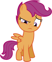 Size: 4861x5701 | Tagged: safe, artist:flutterguy317, scootaloo, g4, the cutie pox, absurd resolution, simple background, transparent background, vector