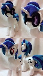 Size: 1024x1779 | Tagged: safe, artist:agatrix, dj pon-3, vinyl scratch, pony, g4, glasses, irl, photo, plushie, solo