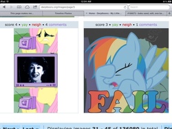 Size: 1024x768 | Tagged: safe, screencap, rainbow dash, g4, doctor who, exploitable meme, juxtaposition, juxtaposition win, meme, meta, photo