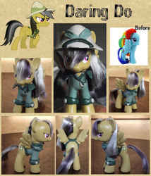 Size: 799x932 | Tagged: safe, artist:phasingirl, daring do, pony, g4, brushable, customized toy, irl, photo, solo, toy