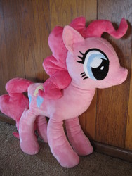 Size: 2736x3648 | Tagged: safe, artist:munchforlunch, pinkie pie, earth pony, pony, g4, irl, photo, plushie, solo