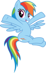 Size: 5658x8997 | Tagged: safe, artist:birthofthepheonix, rainbow dash, pony, g4, absurd resolution, female, looking at you, simple background, solo, transparent background, vector