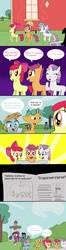 Size: 3309x12619 | Tagged: safe, artist:helsaabi, apple bloom, scootaloo, snails, snips, sweetie belle, g4, comic, cutie mark crusaders, ponified, the fairly oddparents