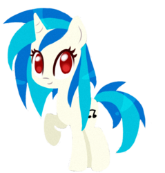 Size: 461x483 | Tagged: safe, artist:minutte, dj pon-3, vinyl scratch, pony, unicorn, g4, simple background, solo, transparent background