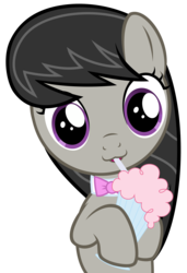 Size: 4870x7102 | Tagged: safe, artist:drpancakees, octavia melody, earth pony, pony, g4, absurd resolution, female, filly, milkshake, milkshake ponies, simple background, solo, transparent background, vector
