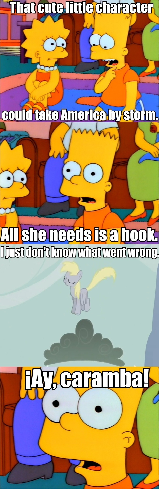 166949 Bart Simpson Caption Comic Derpy Hooves Female Image