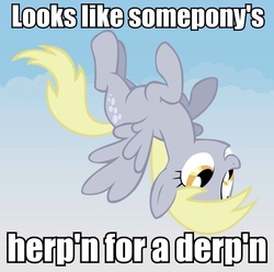 Size: 528x523 | Tagged: safe, derpy hooves, pegasus, pony, g4, female, image macro, looks like somepony's, mare, solo