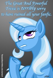 Size: 542x792 | Tagged: safe, artist:texasuberalles, trixie, g4, hilarious in hindsight