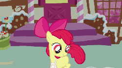 Size: 640x360 | Tagged: safe, screencap, apple bloom, earth pony, pony, call of the cutie, g4, season 1, adorabloom, animated, behaving like a dog, butt, chasing own tail, cute, female, filly, foal, funny, hnnng, plot, ponyspin, spinning, you spin me right round