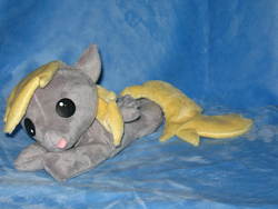 Size: 2592x1944 | Tagged: safe, artist:whiteheather, derpy hooves, pony, g4, beanie (plushie), irl, photo, plushie, solo