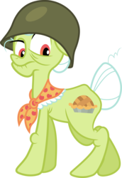 Size: 6000x8706 | Tagged: safe, artist:cooltomorrowkid, granny smith, earth pony, pony, g4, absurd resolution, female, helmet, simple background, solo, transparent background, vector