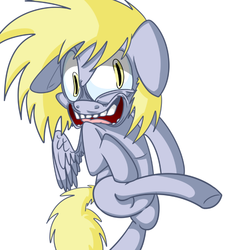 Size: 663x666 | Tagged: safe, artist:extradan, derpy hooves, oc:jerky hooves, pegasus, pony, .mov, g4, female, mare