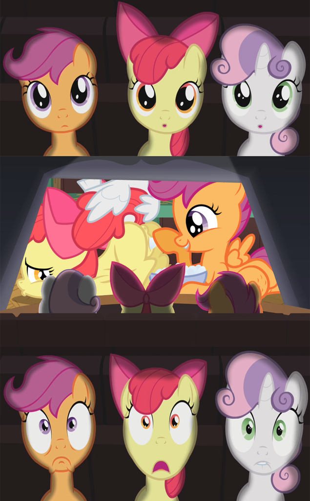 #167158 - explicit, artist:facelessjr, apple bloom, scootaloo, sweetie ...