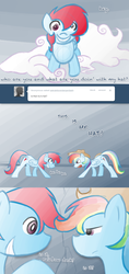 Size: 800x1693 | Tagged: safe, artist:feather, rainbow dash, ask rainbow danger dash, g4, ask, tumblr