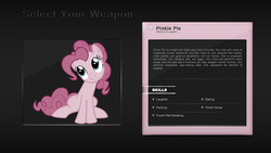 Size: 1920x1080 | Tagged: safe, artist:pims1978, pinkie pie, g4, select your weapon, wallpaper