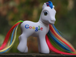 Size: 700x525 | Tagged: safe, artist:kaikaku, pony, g3, customized toy, google, irl, photo, toy