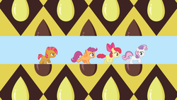 Size: 8000x4500 | Tagged: safe, artist:tollaner, apple bloom, babs seed, scootaloo, sweetie belle, g4, absurd resolution, vector